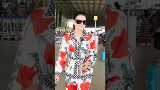 Urvashi Rautela spotted at the airport today #urvashirautela #shorts #bollywoodnews