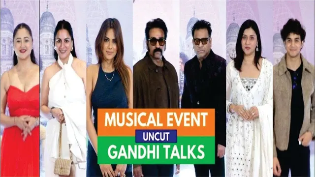 Vijay Sethupathi, A. R. Rahman, Mannara Chopra & Others Celebs At The Musical Event Of Gandhi Talks
