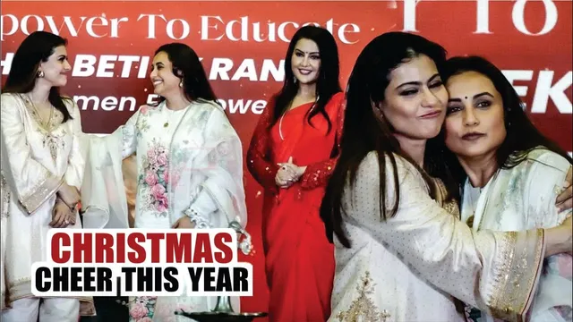 KAJOL, RANI MUKERJI, AMRUTA FADNAVIS & OTHERS SPREAD CHRISTMAS CHEER THIS YEAR WITH CHILDREN