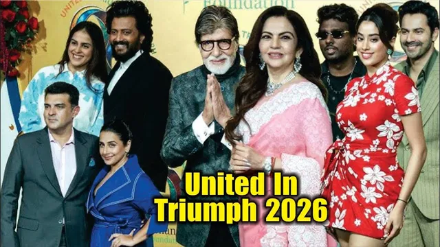 Celebrities Arrives at United In Triumph 2026 | Nita Ambani, Amitabh Bachchan, Janhvi Kapoor & More
