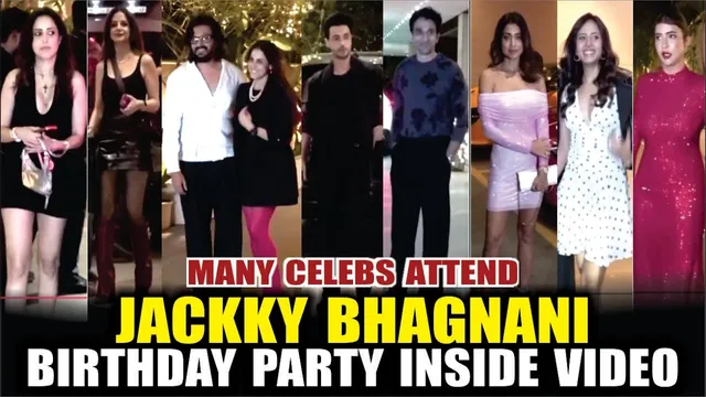 JACKKY BHAGNANI BIRTHDAY PARTY INSIDE VIDEO | Nushrratt, Ibrahim Ali, Rietesh Deshmukh, Genelia