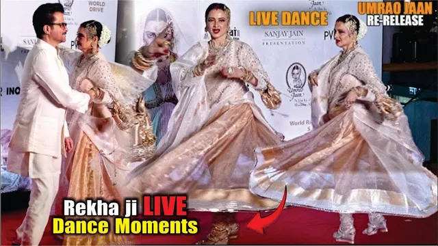 Rekha ji LIVE Dance And Iconic Moments at "Umrao Jaan" Re-Release | Anil Kapoor, Alia, Janhvi, Tabu