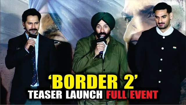 'BORDER 2’ Trailer Launch | Sunny Deol, Varun D, Diljit, Ahan | Anurag S | JP Dutta, Bhushan K