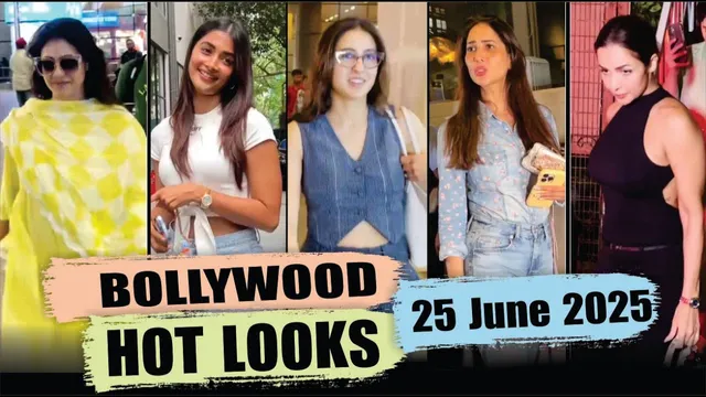 Bollywood Actress Hot Look | Sara Ali Khan | Malaika Arora | Pooja Hegde | Aamir Khan I 25 June 2025