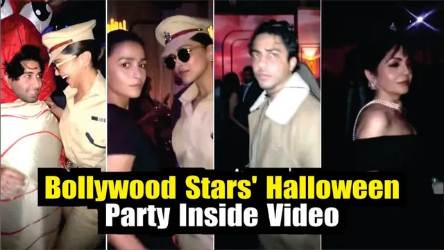 Bollywood Halloween Party 2025 INSIDE VIDEO | Alia Bhatt, Deepika, Ranveer, Nita Ambani, Aryan Khan