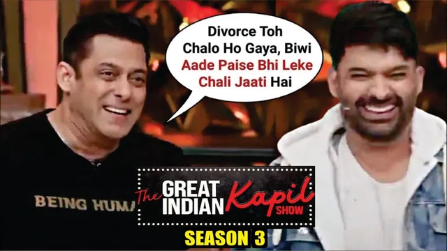 The Great Indian Kapil Show S3 | Salman Khan Unfiltered Divorce Joke On The Great Indian Kapil Show