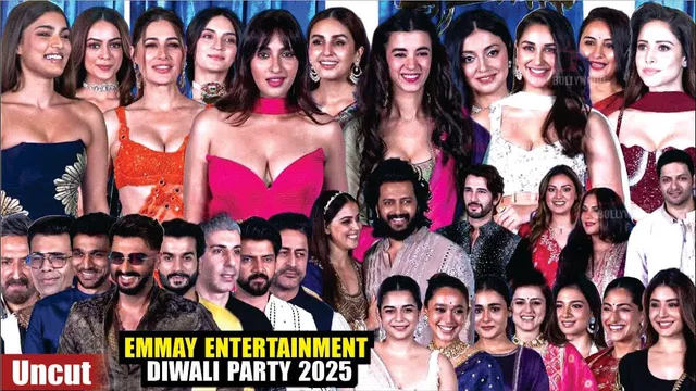 Emmay Entertainment Diwali Party 2025 | Arjun Kapoor, Karan Johar, Riteish, Genelia, Nikita Dutta