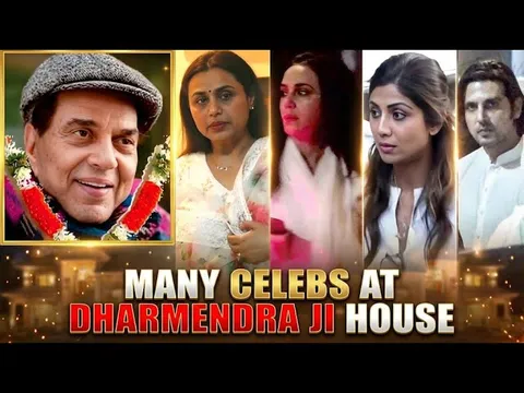 Rani Mukherjee, Preity Zinta, Shilpa Shetty, Alvira & More Celebs Reached At Dharmendra Ji House