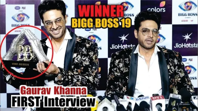 Bigg Boss 19 Grand Finale | Gaurav Khanna FIRST Interview After Winner Bigg Boss 19 | Gaurav khanna