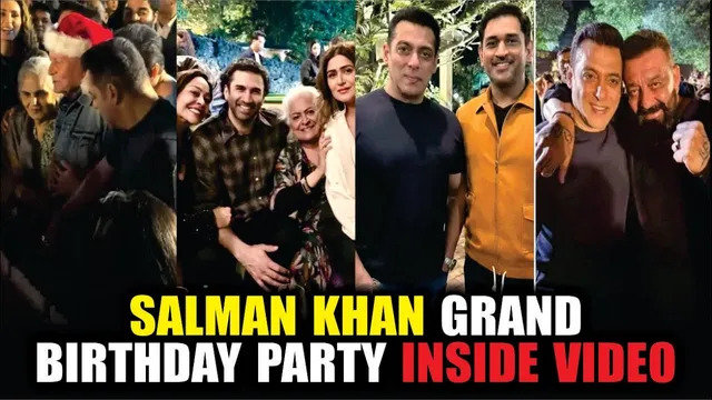 Salman Kham Birthday Party Full Inside Video | Sanjay Dutt, Bobby Deol, RAM CHARAN & More Celebs