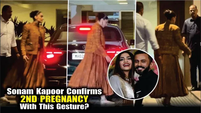 Sonam Kapoor Confirms Second Pregnancy At Anshula Kapoor's Engagement With This Gesture? | Sonam