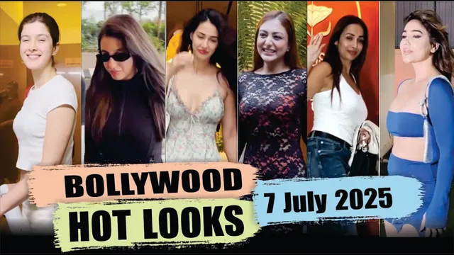 Bollywood Actress Hot Look | Shanaya Kapoor | Malaika | Nora Fatehi | Disha Patani | 7 July 2025