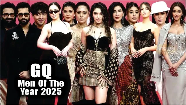 Aamir Khan,Vicky Kaushal, Rishab Shetty, Ahaan, Ananya, Krithi Shetty At GQ Men Of The Year 2025