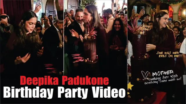 Deepika Padukone Birthday Party Video | Deepika Padukone Celebrates 40th Birthday With Fans