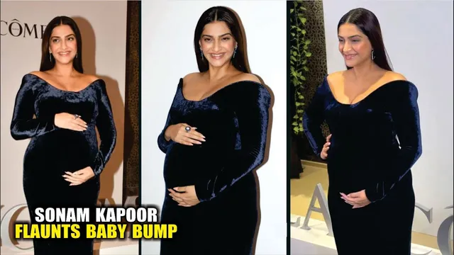 Sonam Kapoor Flaunts Baby Bump | Sonam Kapoor Walks Gracefully Flaunting Her Adorable Baby Bump
