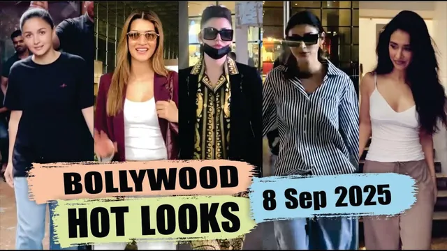 Bollywood Actress Hot Look | Kriti Sanon | Urvashi Rautela | Disha Patani | Mouni Roy | 8 Sep 2025