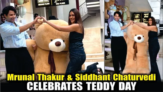 Mrunal Thakur And Siddhant Chaturvedi Celebrates Teddy Day | Do Deewane Seher Mein | Mrunal Thakur