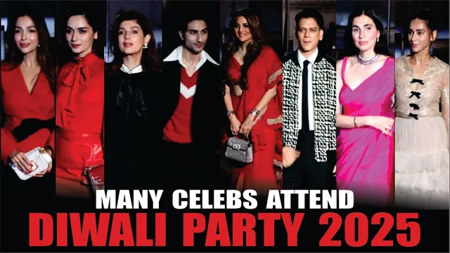 DIWALI PARTY 2025 | Ibrahim Ali Khan, Twinkle Khanna, Athiya Shetty, Malaika Arora, Vijay Varma
