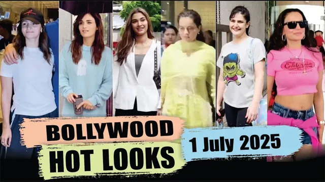 Bollywood Actress Hot Look | Alia Bhatt | Kangana Ranaut | Radhika Madan | Ranbir | 1 July 2025
