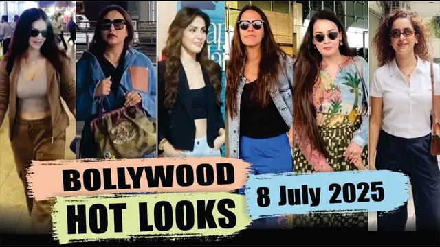 Bollywood Actress Hot Look | Sunny Leone | Kriti Sanon | Rani Mukerji | Dia Mirza | 8 July 2025