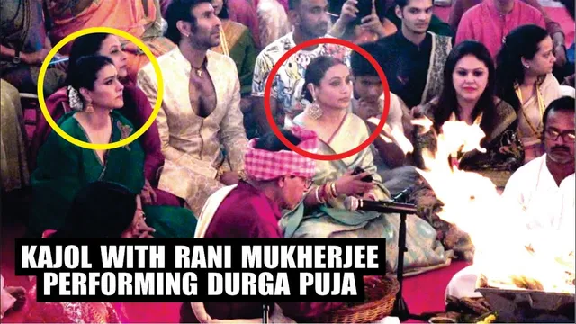 Kajol With Rani Mukherjee Performing Durga Puja | Durga Puja 2025 | Kajol | Rani Mukherjee