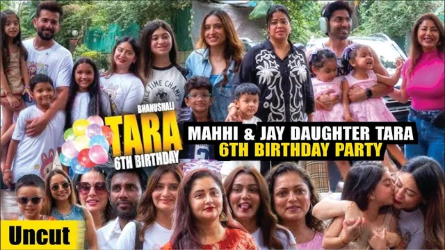Celebrities arrives with their Kids at Mahhi - Jay Bhanushali Daughter Tara’s 6th Birthday Party