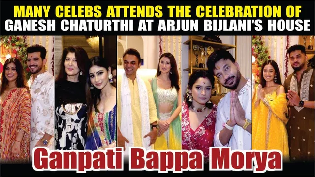 Many Celebs Attend The Celebration Of Ganesh Chaturthi At Arjun Bijlani's Residence | Arjun Bijlani
