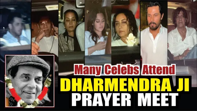Salman Khan, Abhishek Bachchan, Aishwarya Rai,Karan Johar & More Celebs At Dharmendra Ji Prayer Meet