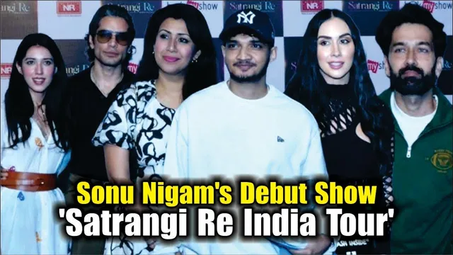 Munawar Faruqui, Nakul Mehta, Lauren Gottlieb At Sonu Nigam's Debut Show 'Satrangi Re India Tour'