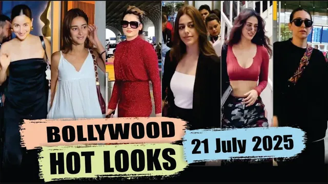 Bollywood Actress Hot Look | Alia Bhatt | Ananya Pandey | Disha Patani | Alaya F | 21 July 2025