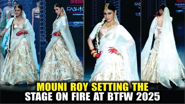 Mouni Roy setting the stage on fire at BTFW 2025 | Bombay Times Fashion Week 2025 | Mouni Roy