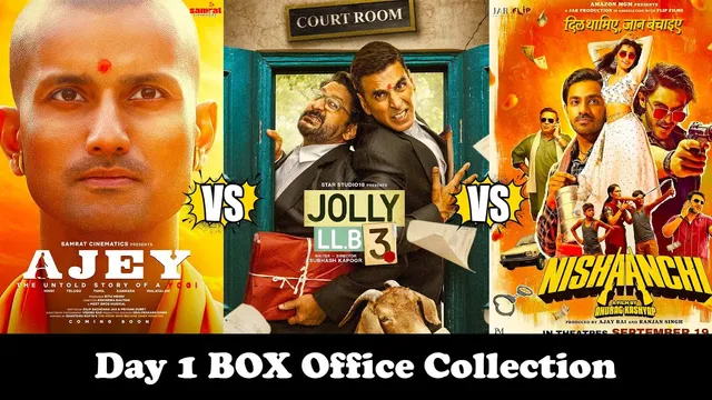 Jolly LLB 3 Vs Ajey VS Nishaanchi Day 1 BOX Office Collection | Jolly LLB 3