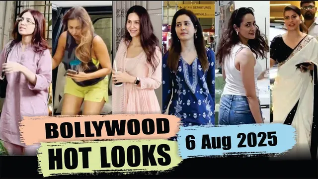 Bollywood Actress Hot Look | Malaika Arora | Bhumi Pednekar | Sonam Bajwa | Kajol | 6 Aug 2025