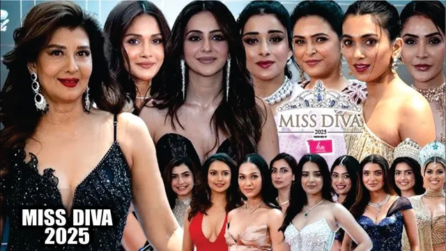 Rakul Preet, Sangeeta Bijlani, Nyra Banerjee, Madhurima & More At the Red Carpet of Miss Diva 2025