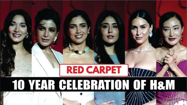 Bhumi Pednekar, Samantha, Chum Darang & Others for the Red Carpet Of 10 Year Celebration Of H&M