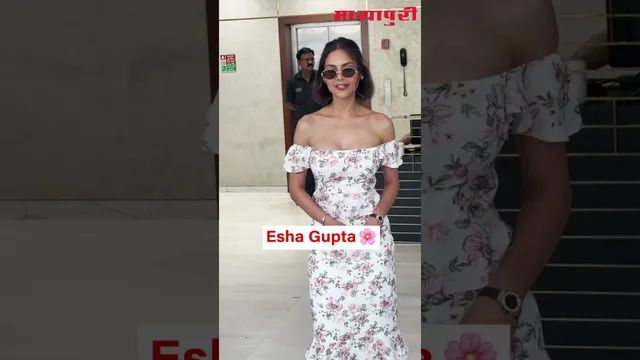 Esha Gupta and Jubin Nautiyal spotted together at the T-Series office – sparking buzz and maybe something musical? 🎶✨