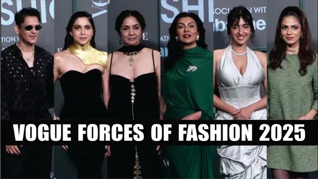 Vijay Varma, Sharvari Wagh, Ibrahim Ali, Sushmita Sen & More At The Vogue Forces Of Fashion 2025