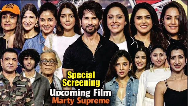 Shahid Kapoor, Nushrratt, Madhurima, Anita & Many More Celebs At Special Screening of MARTY SUPREME