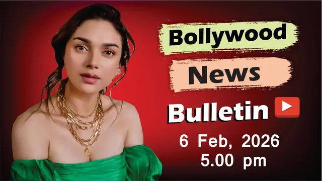 Bollywood Latest News | Aditi Rao Hydari | Shanaya Kapoor | Shah Rukh Khan | 6 Feb 2026 | 5 Pm