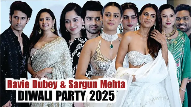 RAVIE DUBEY AND SARGUN MEHTA DIWALI PARTY 2025 | Isha, Abhishek, Jannat, Ayesha, Nia Sharma & More