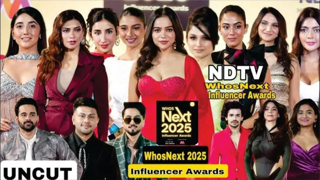 Ashnoor Kaur, Smriti Irani, Abhishek Bajaj, Mr Faisu & More At NDTV Whos Next 2025 Influencer Awards