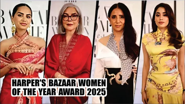Janhvi, Zeenat Aman, Anu Ranjan & Others Grace The Harper's Bazaar Women of the Year Awards 2025