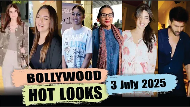 Bollywood Actress Hot Look | Kriti Sanon | Sreeleela | Sonakshi Sinha | Kartik Aaryan | 3 July 2025