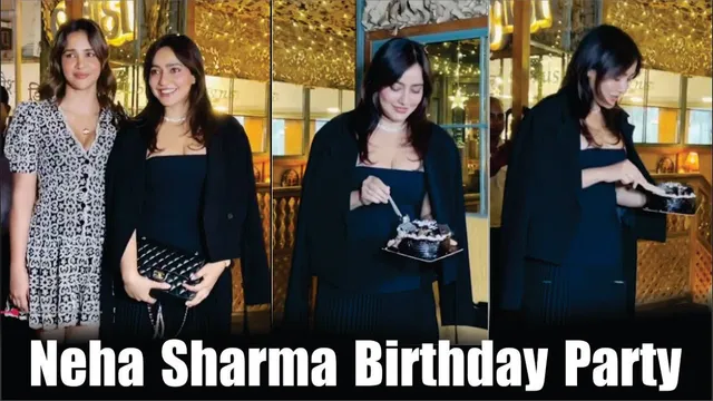 Neha Sharma Birthday Party | Neha Sharma Spotted At Bandra For Celebrate His Birthday & Cake Cutting