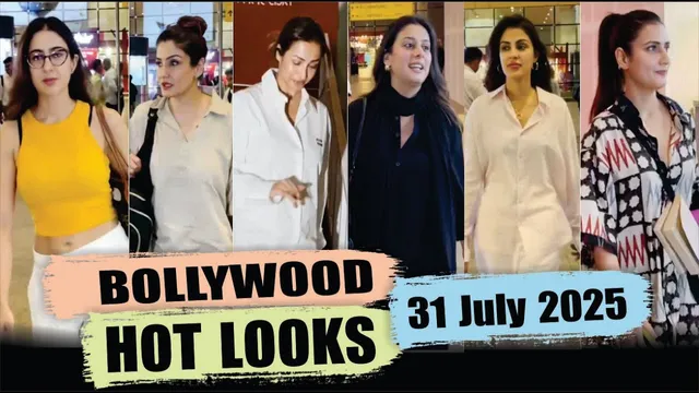Bollywood Actress Hot Look | Sara Ali Khan | Isha Malviya | Malaika Arora | Raveena | 31 July 2025