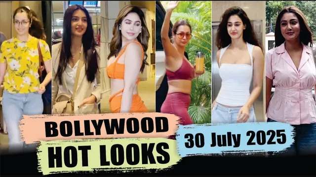 Bollywood Actress Hot Look | Shraddha Kapoor | Sreeleela | Malaika | Disha Patani | 30 July 2025