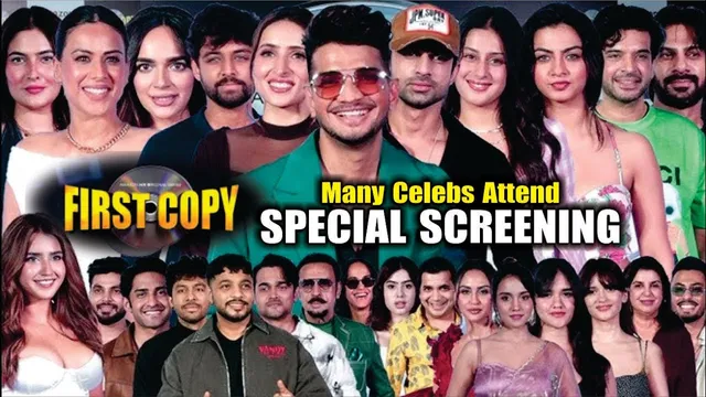 First Copy | GRAND Premiere | Munawar Faruqui, Ashi Singh, Krystle, Abhishek, Isha, Nia,Karan & More
