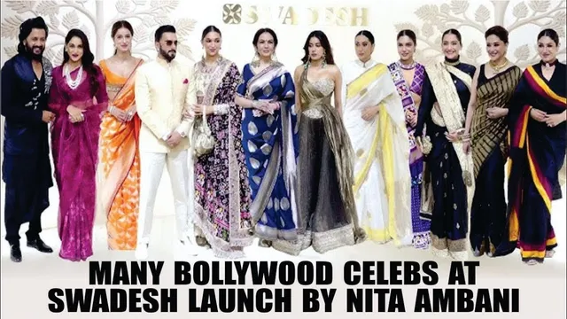 Ranveer, Deepika, Raveena, Karishma, Ananya, Jhanvi, Madhuri & More At Swadesh Launch By Nita Ambani