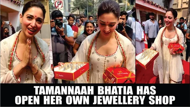 Tamannaah Bhatia Has Open Her Own Jewellery Shop | Tamannaah Bhatia Spotted In Juhu For The Puja