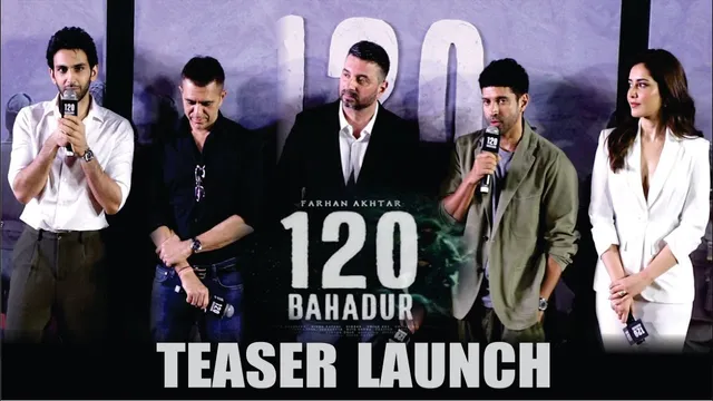 120 Bahadur | Official Teaser Launch | Farhan Akhtar | Raashii Khanna | 120 Bahadur Official Teaser